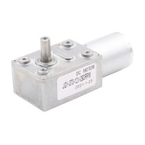 저속모터 자동 잠금 브러시 Dc 모터 12V 감속기 3-210Rpm 370 강력한 전기 고 토크 6V 웜기어, 04 150 RPM_02 12V