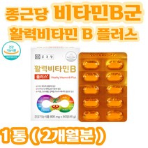 비타민b 종근당 활력 비타민B 나이아신 엽산 판토텐산 비타민 B1 B6 B2 B12 vitaminb6 수용성 비타민 에너지