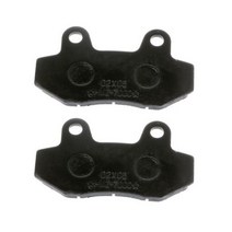 2pcs 90cc 125cc 110cc 트윈 포트 클래식 핏 먼지 자전거 오토바이 리어 브레이크 패드, Black