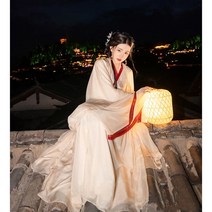 우아한 여성 무사복 어른 계량 생활 한복 철릭 원피스 사극 드라마 촬영