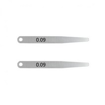 2개/대 메트릭 두께 필러 게이지 갭 0.05-0.30mm 측정 폭, 05 0.09mm