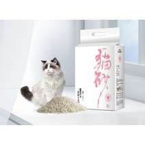 가필드모래 옥수수모래 카사바모래 먼지 없는 누룩 두부 고양이 깔짚 복합 효소 혼합 고양이 모래 두부 벤토나이트 모래 복숭아 먼지가 없는 응집 옥수수 모래, 【복숭아】두부 고양이 깔개 6팩