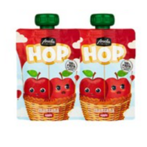 아넬라 생과일 짜먹는 외출용 아넬라HOP 유아간식 100g, 사과, 24개