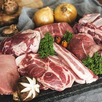 남원 지리산 흑돼지 구이용 삼겹살 목살 앞다리살 300g, 지리산 흑돼지 앞다리살 300g
