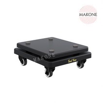 가정용 블랙 우퍼 받침대 스피커 방진 패드 매트 사운드바 거치대 스탠드 음향 고무 층간소음, Q 30/35, 단일사이즈