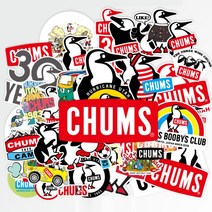 캠핑 CHUMS스티커 56종, CHUMS 56종