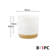 모종화분 모종포트 이색화분 미니 화분 더블 레이어 그린 딜 라운드 탁상 식물 홈 분재 장식, 02 B-1PC
