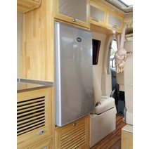 카라반 미니 냉장고 12볼트 캠핑카 DC 쿨러 용품 24V, 80L 냉장 DC RV냉장고 실버 12~24V