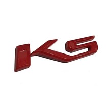 기아 K5 3D 로고 레터링 리어엠블럼 영문 엠블렘, 레드 Red