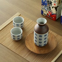 일본 도자기 한자 독구리 술잔세트, 한자 화이트세트