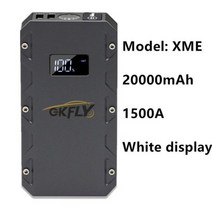 1500A 자동차 점프 스타터 20000mAh 시동 장치 12V 휴대용 파워 뱅크 휘발유 디젤 리튬 폴리머 배터리 점퍼 버스터, 1200A XMESE, 중국