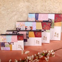 자체브랜드 춘하추동 화과자상자(싸바리) 15구 - 1개