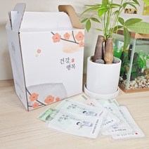 한약 용돈 박스 스티커 파우치 세트 어버이날 환갑 꽃무늬, 3세트
