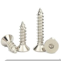 나사 앙카 10-50pcs m3 m4 m5 m6 스테인레스 스틸 블랙 8.8 플랫 육각 접시머리 육각 셀프 태핑 bk 볼트 플랫 헤드 태핑, m3 50개, 20mm
