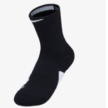 나이키 - 엘리트 미드 양말 크루 삭스 (SX7625-013) 농구 양말, 22 (S 21~24cm)