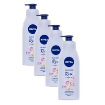 니베아 오일 인 로션 로즈 앤 아르간 오일 바디로션 400ml Nivea Oil in Lotion Rose Argan Oil Body Lotionl, 4개