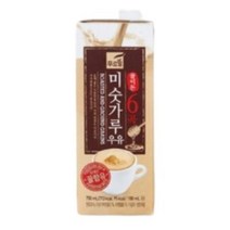 푸르밀 미숫가루우유 750ml 꿀이든 6곡우유, 6개