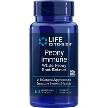 라이프익스텐션 작약 추출물 600mg 60캡슐 x 1통 Peony Immune