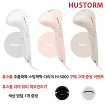 휴스톰 주름쫙쫙 스팀팍팍 핸디 스팀다리미 HI 5500, 핑크