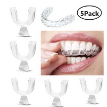 Eshylala 5 Pieces Teeth Whitening Trays Whitening Teeth Trays Whitener Mouth Guard Care Oral Hygiene, 1