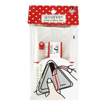 삼각 김밥 포장지 포장 용지 비닐 오니기리 재료 틀