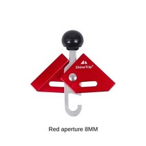 타프텐트 넥타타프 사각타프 작은타프 소형 차타프 실타프 야외 펑크 방지 캠핑 액세서리, 8mm 레드