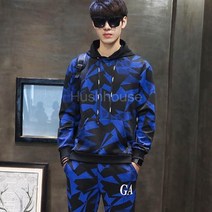 SAMARA 남성 트레이닝복세트 유니크한 디자인의 G13878 블루