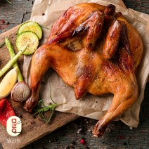 유황먹인훈제치킨 유황먹인 닭 [밀리원] 훈제 반마리 치킨 9팩, 220g, 9개