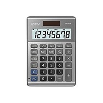Casio 데스크탑 일반 계산기 블랙 (MS-80B), Silver