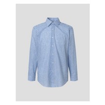 로가디스 로가디스 REGULAR FIT 네이비 멜란지 깅엄 체크 패턴 셔츠 (MA2164AC6R)