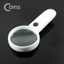 LED 조명 확대경 4배 손잡이 돋보기 6.5cm 선물 측정 과학실험키트 관측 과학