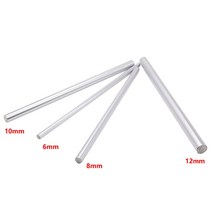 전동커튼레일 자동커튼 1PC 6mm 8mm 10mm OD 선형 샤프트 길이 100-800mm 3D 프린터 축 CNC 부품 용 실린더