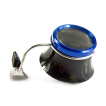 Hands Free Clip On Magnifier 10X Eyeglass Loupe Set Jewellers Repair Inspection Tool Lightweight Magnifying Glasses