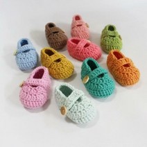 [천삼백케이] [러브컨츄리] (DIY)아기덧신(버튼용) 만들기, 연블루