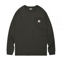 CARHARTT 칼하트 WIP K126 워크웨어 포켓 긴팔티 남여공용_피트 - 기타