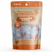 구강관리간식 칠면조 힘줄 본 M 6p, 없음