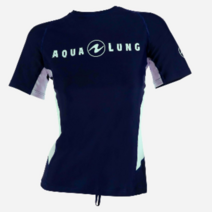 아쿠아렁(Aqualung) 래시가드 Rashguard Loose Fit Short sleeves - Women, 마린블루