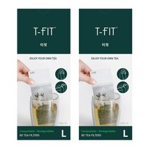 티핏X2개묶음 티필터 대형 80매, 없음