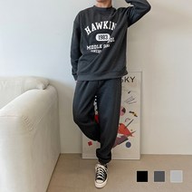 호킨스 남자 기모 맨투맨 조거 세트 SD-221162