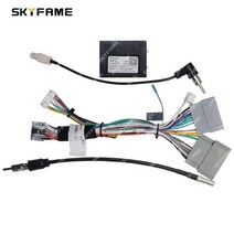 SKYFAME 자동차 16 핀 배선 하네스 어댑터 Canbus 박스 디코더 크라이슬러 300C 나침반 캘리버용 안드로, 03 Cable Canbus