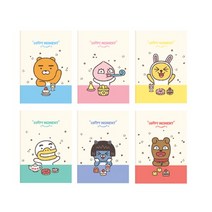 카카오프렌즈 해피모먼트 신학기 무선제본 유선노트 / 책갈피 독서록 공책 독서노트 연습장 수학오답노트 줄노트 필기노트 알림장 종합장 디자인문구 인덱스노트 줄공책 초등일기장 예쁜노트, 프로도