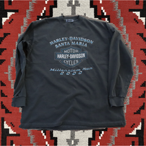할리데이비슨 산타마리아 긴팔 티셔츠 Harley-davidson long sleeve