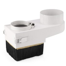 목공 집진기 직경 먼지 커버 브러시 스핀들 모터 밀링 머신 라우터 도구, 직경 125mm