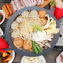 라체나 그리들 IH 인덕션겸용 30cm 버너 고기구이 불판 코팅 통주물 솥뚜껑 그릴팬, 단일사이즈