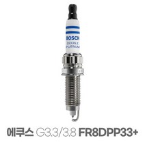 보쉬 에쿠스 G3.3/3.8 더블백금 점화플러그 FR8DPP33+, 상세페이지 참조