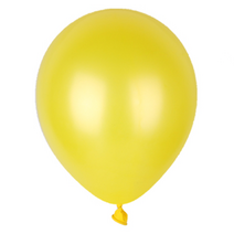 네오텍스 30cm(12인치) 라운드 고무풍선, 05.펄 옐로우