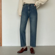 데일리코튼일자기모데님팬츠