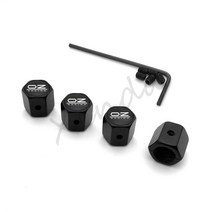 자동차부품 OZ 레이싱 스타일링 로고 엠블럼 케이스 타이어 밸브 코어 스템 캡 도난 방지 핑거 자동차 휠, 01 A Black