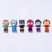 팬시우드 영웅시리즈 걱정인형 만들기 6종 DIY, 1-01. 실-블랙