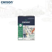 캔손 1557 스케치북 200g 14.8x21 25매입 스프링/A5드로잉패드/스케치패드, CA1557-SP200A5